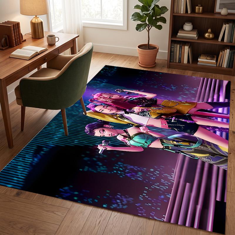 Kpop Girl Group (112) Office Rug Elegant Floor Rug for Office Living Room Bedroom and Indoor Home Spaces