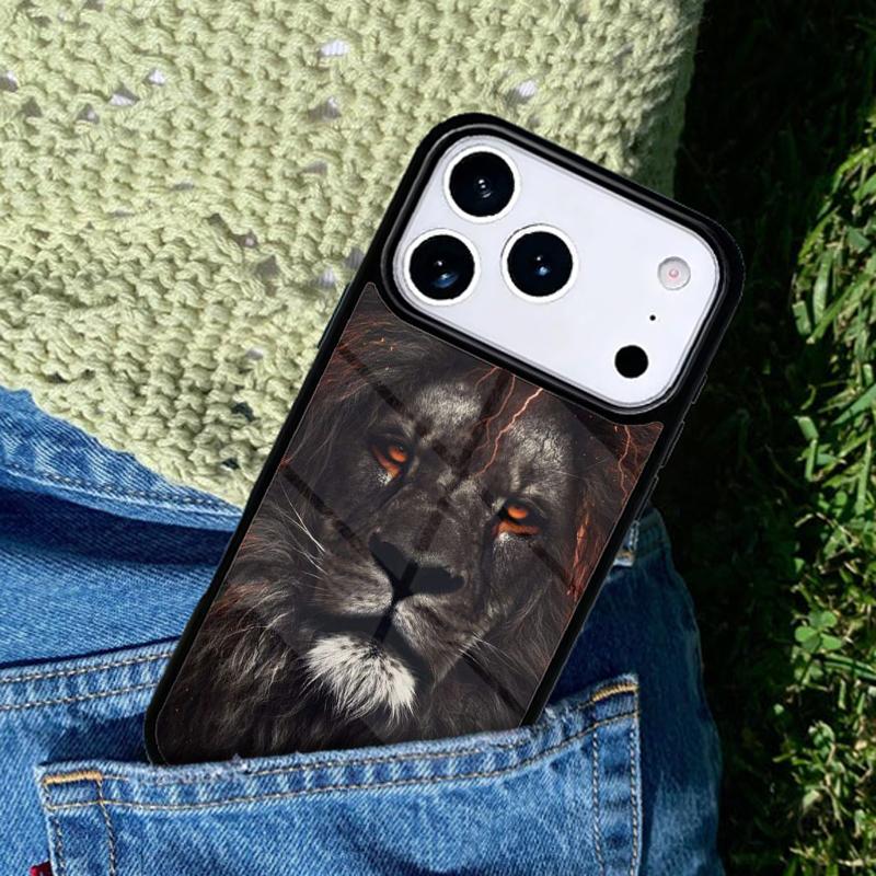 Fashion Animal Lion Tiger Wolf phone case cover Compatible with for IPhone 17air 16e 15 14 13 12 11Pro Max 17 Air