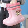 Girls' Waterproof Rain Boots - 2026 Style for Ages 6-10, Non-slip and Perfect for School.
