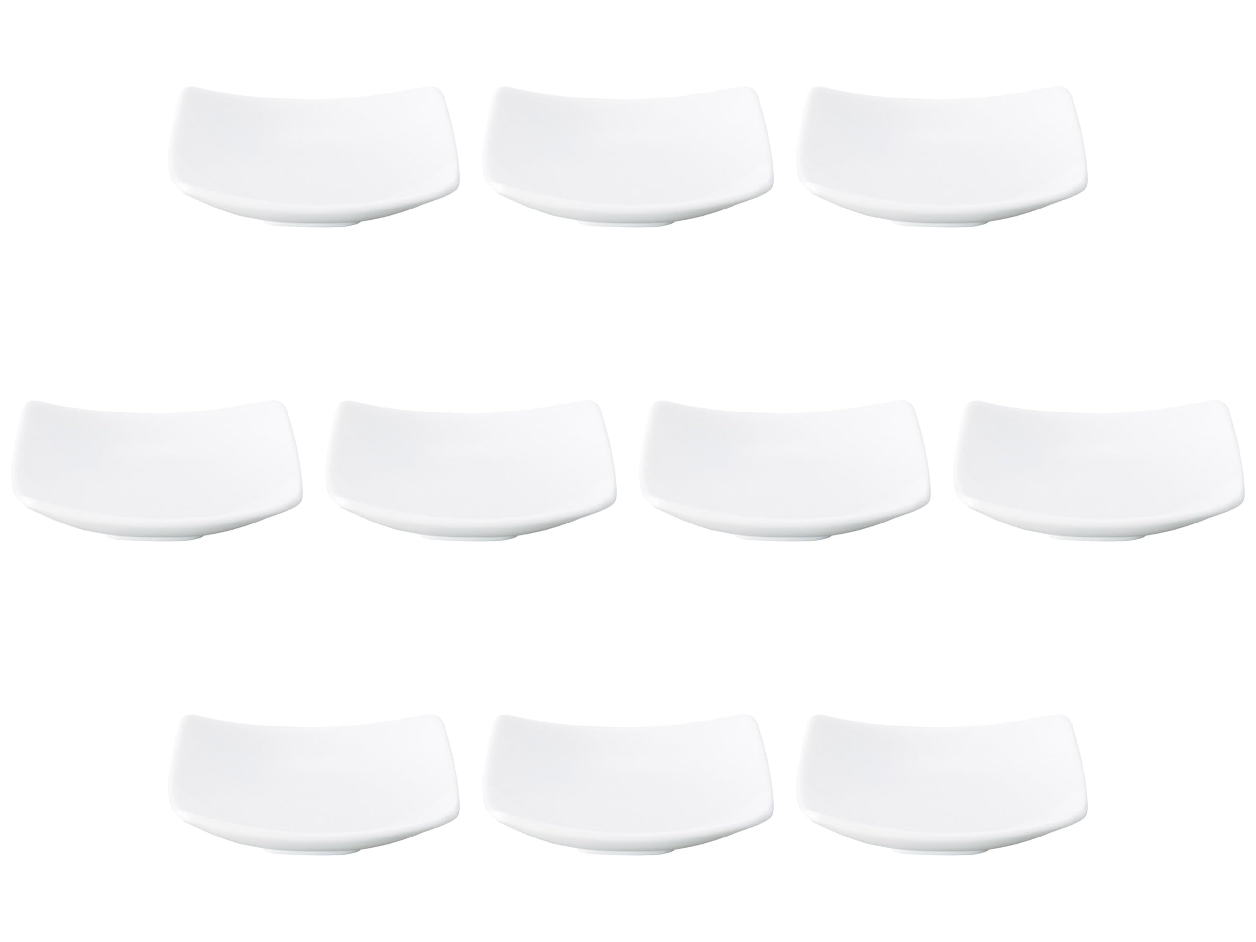 

Set of 10 Fleet small plates x 10 x small plates Setomonohonpo (white) [10 2.9 cm] Western-style белый