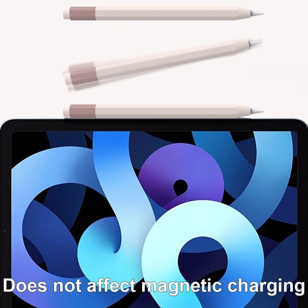 Tablet Stylus Protective Case Silicone Anti Slip USB-C Touch Pen Sleeve Waterproof Simple for Apple Pencil 3rd Generation
