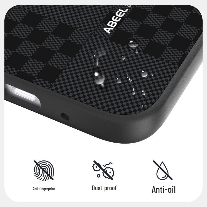 iQOO 15T Carbon Fiber Texture Magnetic Phone Case with 6D Micro-Embossed Design