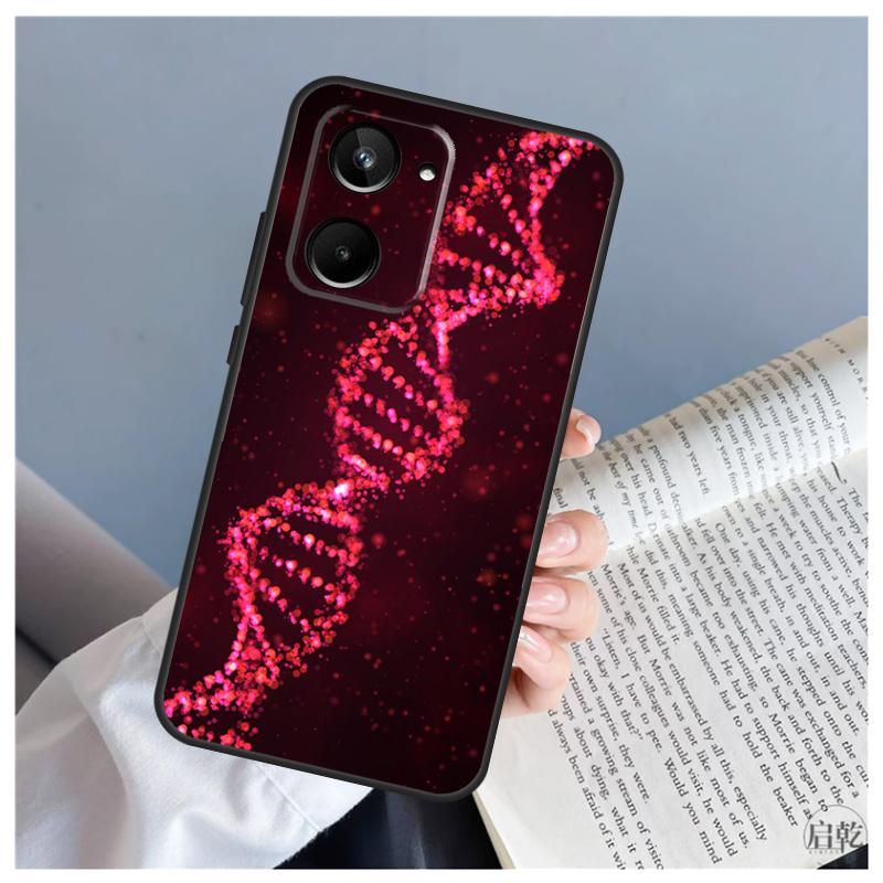 Science DNA Biology For Realme C71 C55 C75 C67 C63 C51 C61 C53 C35 C65 11 12 13 14 15 Pro Plus GT6 GT7 Pro Case