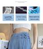 Women's National Style Tencel Button-Up Wide-Leg Jeans - 2026 Summer Slim Straight Casual Pants