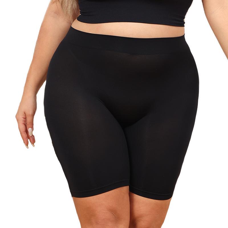 European & American High-Waisted Tummy Control Multi-Color Anti-Slip Body Shaping Shorts for Women - Plus Size Crotch-Hugging Briefs