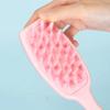 Silicone Shampoo Brush Scalp Massage Brush Hair Washing Comb Long Handle Head Massager Bath Exfoliating Body Scrubber