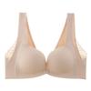 Genuine explosive product, new front buckle, beautiful back gathering bra, lace without steel ring, small chest showing large underwear thickness