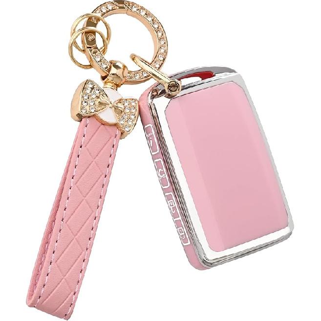 For Ford Key Fob Cover - Soft TPU Key Case Holder Car Key Case Shell Protection For Expedition Bronco Explorer Fusion Escape Lincoln Corsair Nautilus