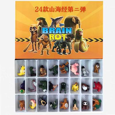 Italian Brainrot Tung Tung Sahur Figures Model Toys Tralalero Tralala Bombardino Desk Ornaments Children Birthday Gift