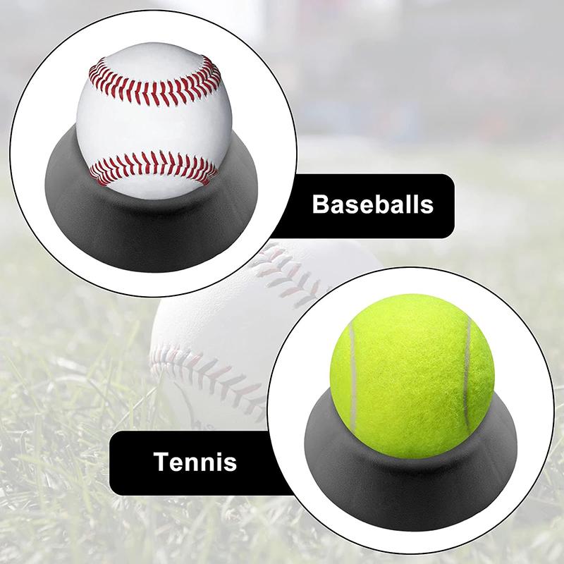 1 Stück Sportballständer Halter Fußball Fußball Basketball Rugby Kunststoff Ausstellungsständer Aufbewahrungshalter Schwarz 128mm*35mm