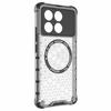 For Xiaomi Redmi K70E 5G/Poco X6 Pro 5G Magnetic Phone Case Honeycomb TPU+PC Back Cover