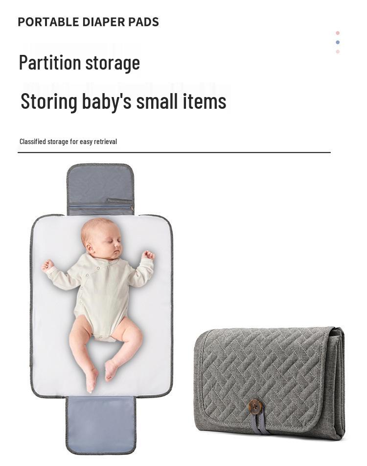 Waterproof Portable Changing Pad for Newborns - Easy-to-Clean & Multi-functional for Diaper Bags