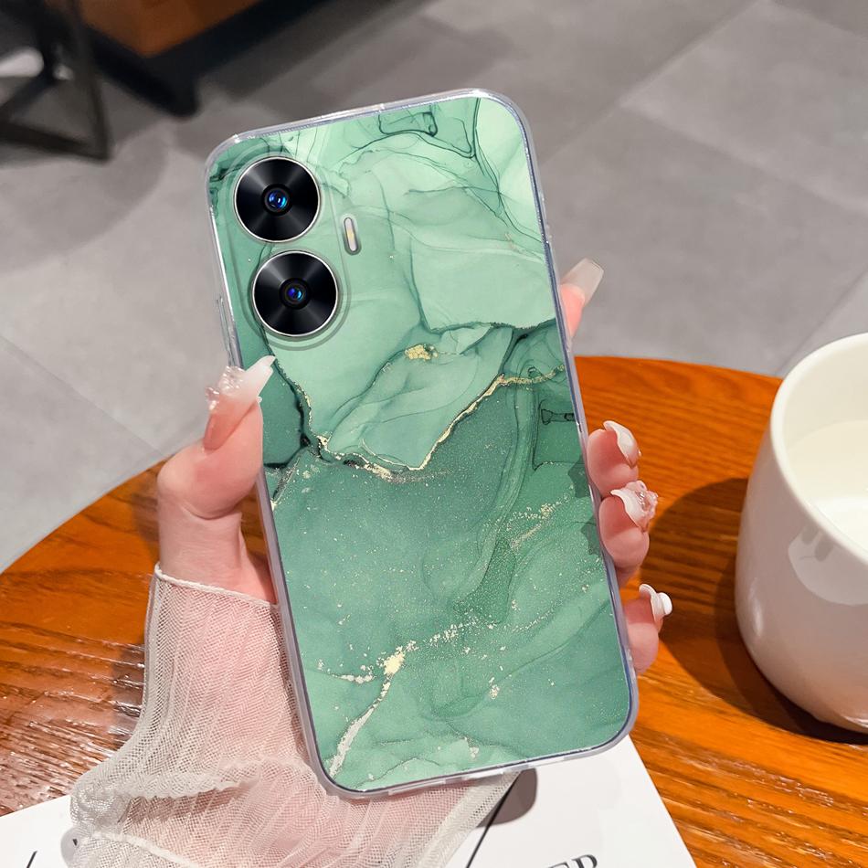 For OPPO Realme C55 C53 Phone Case Creative Soft TPU Silicone Clear Anti Drop Back Cover For Realme C 55 53 RealmeC55 Funda Capa