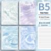 A5 Portable Thickened Notebook with Plastic Cover - Ideal for Students and Office Use
