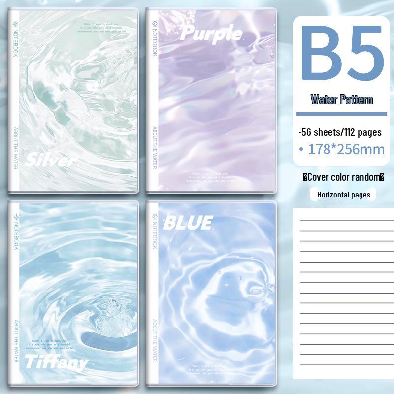 A5 Portable Thickened Notebook with Plastic Cover - Ideal for Students and Office Use
