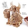 iDventure 3D Puzzle Clue Box Marble Run Dragon Escape Game, Brain Teaser Wooden Puzzle, Unique Puzzle Game for Adults & Kids, IDMR1