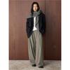 Johnature French-style Chic Casual Loose High-waist Pants For Women Winter Versatile Simple Wide-leg Trousers