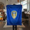 Leeds United, vzorovaná flanelová deka, vysoká kvalita, pohodlná pro všechna roční období, domácí dekorace, teplo a pohodlí, ideální jako dárek.