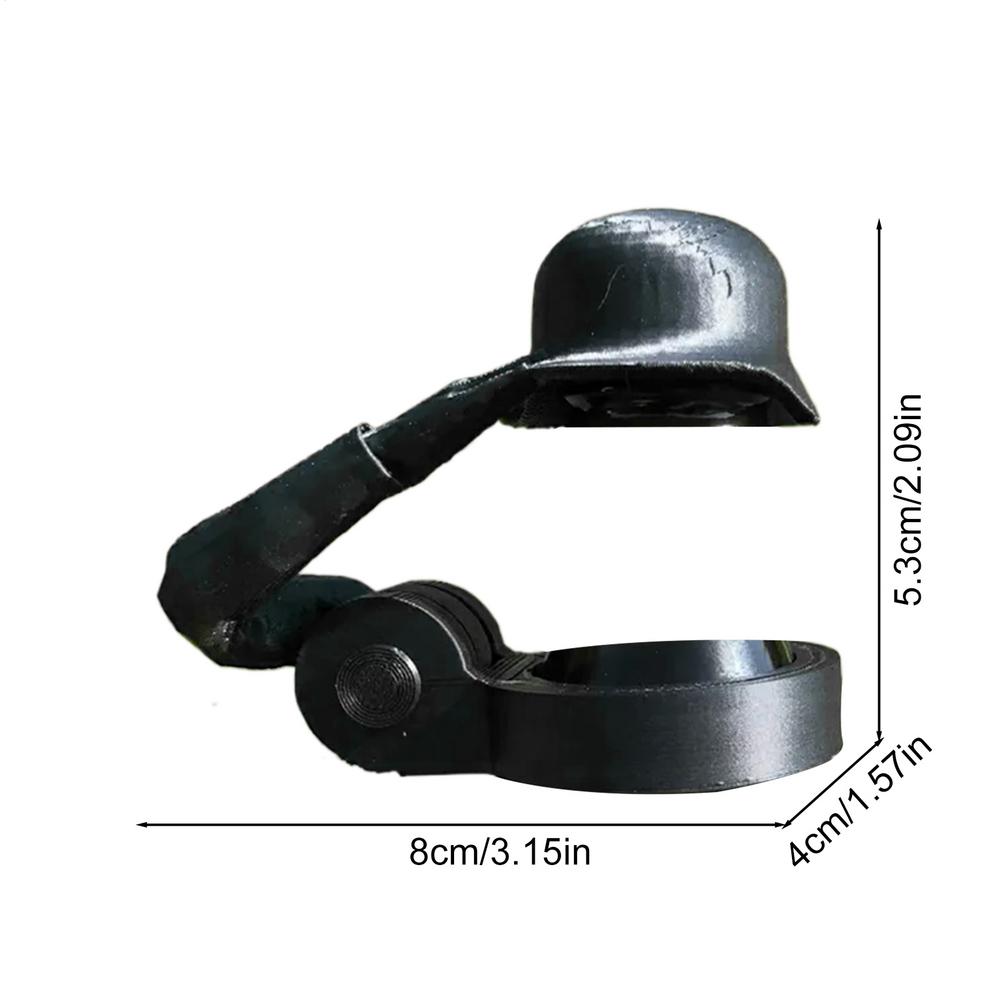 

Helmet Craft Beer Bottle Caps Soldier Salute Beer Bottle Helmet Beer Bottle Caps Creative Design for Crafts BBQ Party Bar чёрный