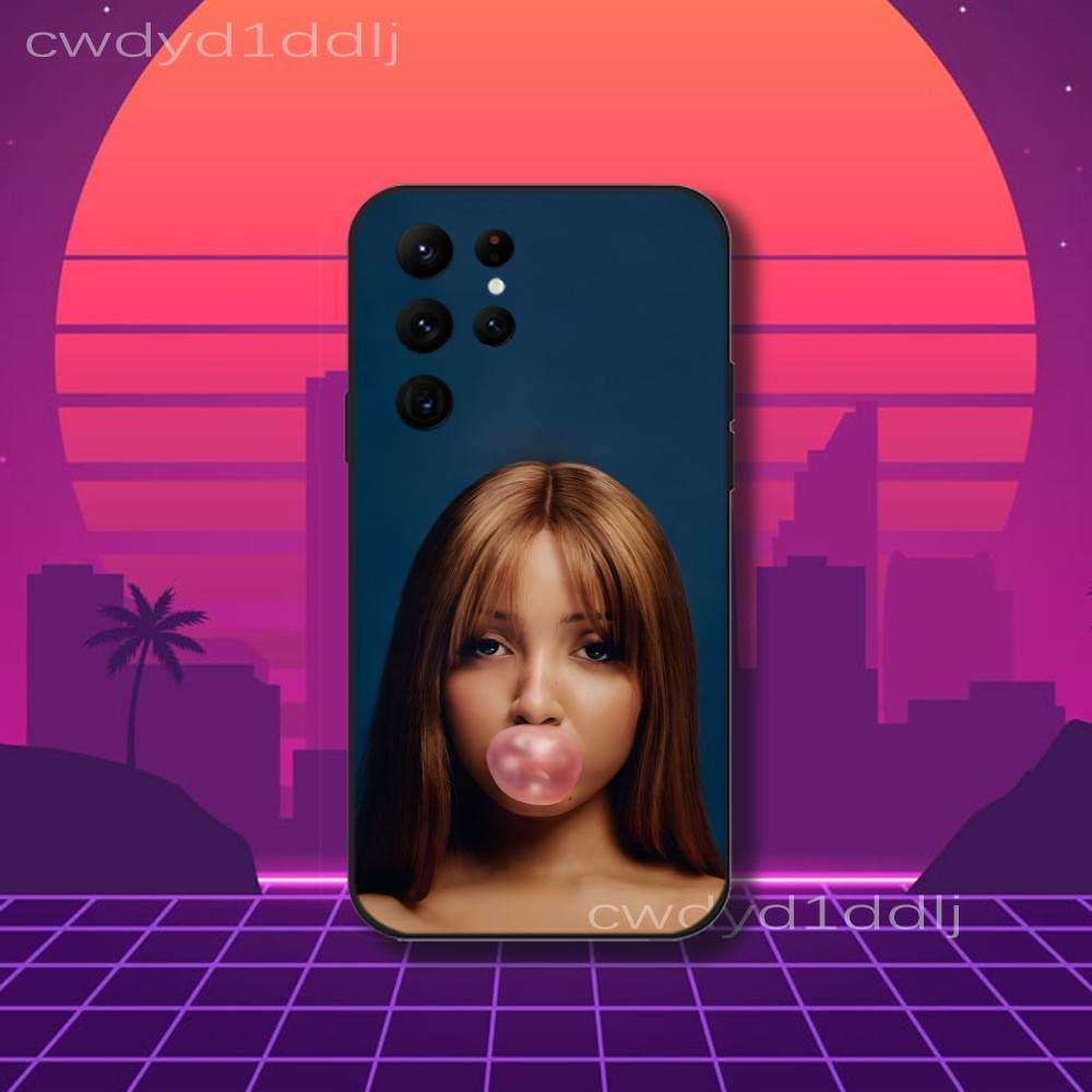 P-Pinkpanthress Fancy Some More Phone Case For Samsung S10,S21,FE,S21 ,S26,S25,S24,S23,Ultra,S9,S22,Plus Black Shockproof TPU