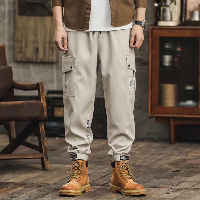 

Чоловічий спортивний робочий одяг Повсякденні штани Модні штани на зав язках Швидкісні сухі дихаючі модні штани Чоловічі повсякденні штани Одяг Робочі штани Штани для відпочинку 4XL світлого кольору хакі