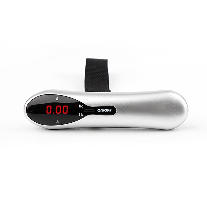 

Hengsaite 50kg Portable Electronic Scale for Groceries, Luggage, and Food серебряный