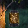 Solar Powered Lamps 1/2Pcs Camping Lantern, Waterproof Rechargeable Super Bright LED Garden Lights Lamp, Outdoor Emergency Hiking Tent Hanging Light