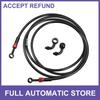 Single Brake Hose AN3 28 90 Degree M10 Motorcycle Hydraulic Brake Line Universal