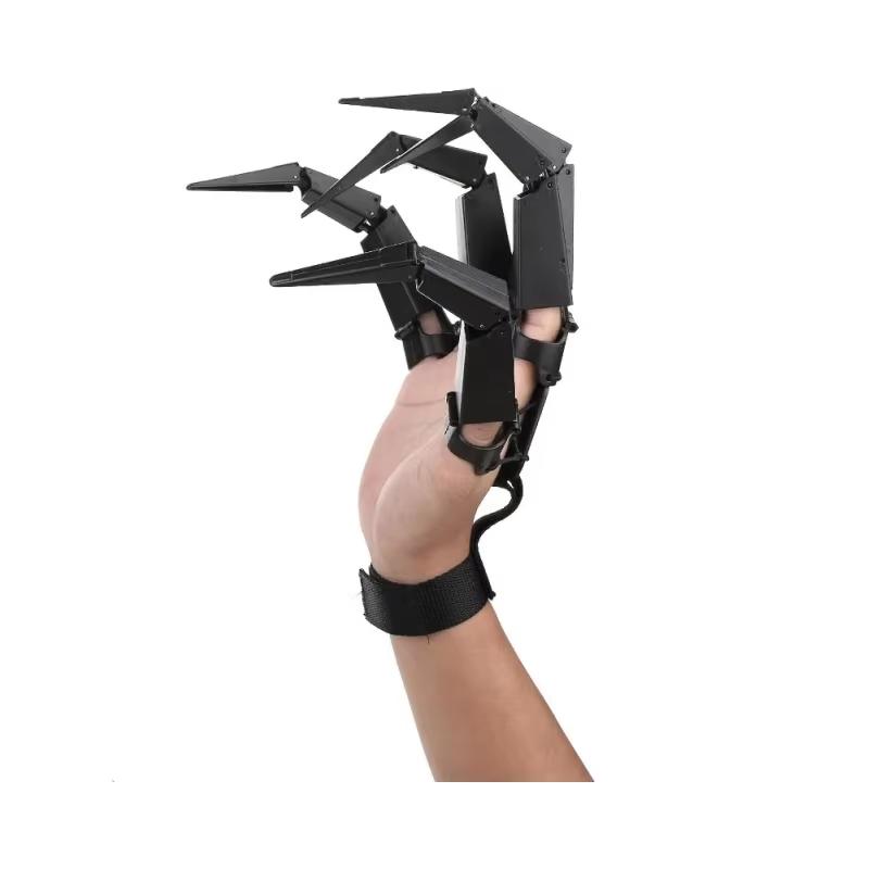 Halloween Cosplay Finger Glove Realistic Horror Articulated Fingers Fake Fingers Scary Skeleton Hand Ghost Claw Prop Party Decor