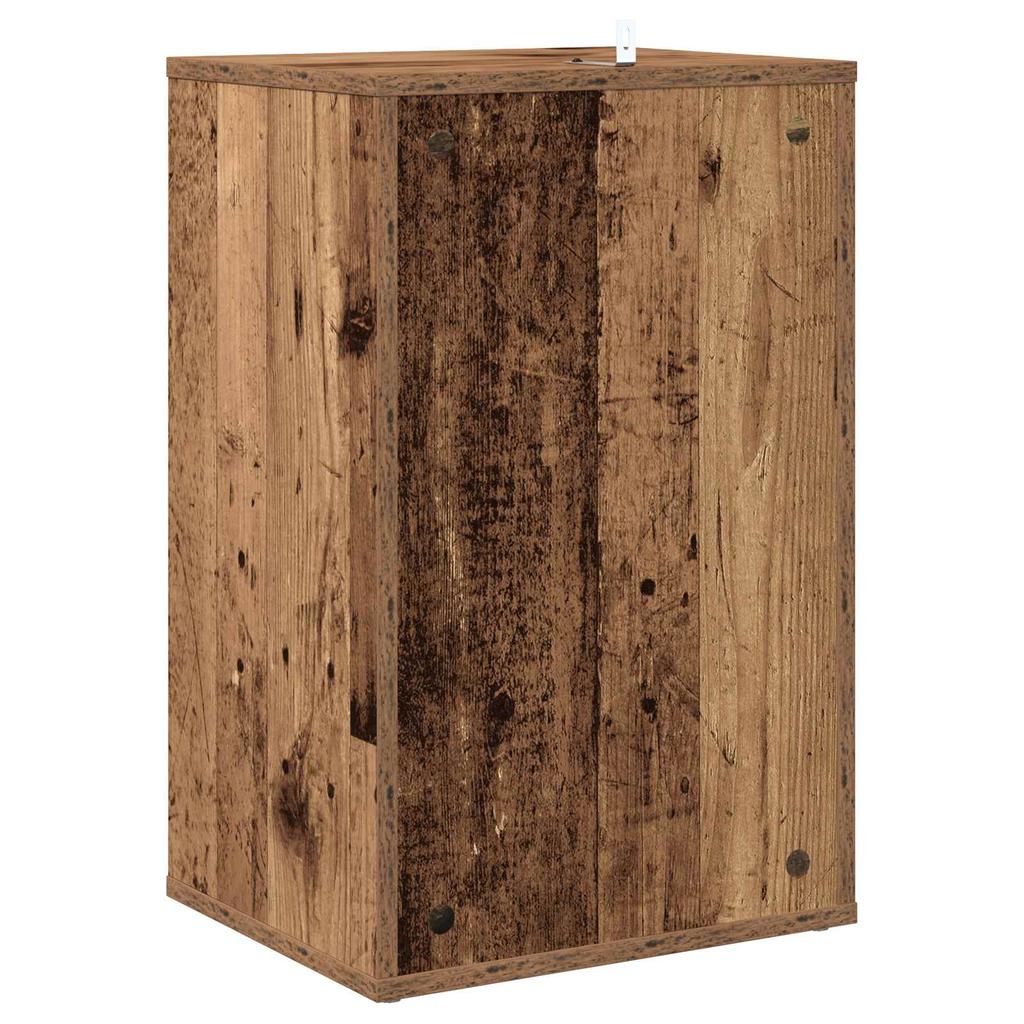 Vinyl Record Cabinet Reclaimed Wood 38 x 33 x 61 cm Engineered Wood