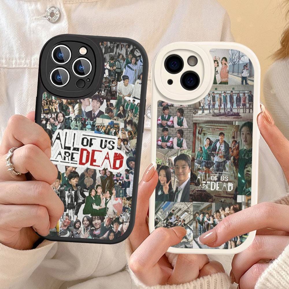 Horror-TV All Of Us Are Dead Handyhülle Für IPhone 16 15 14 13 12 11 Pro Max Plus Leder Stoßfeste Hülle