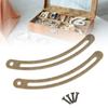 20 Set Lid Support Hinge Metal Retro Lid Stay Hinge with Screw for Cabinet Box Furniture