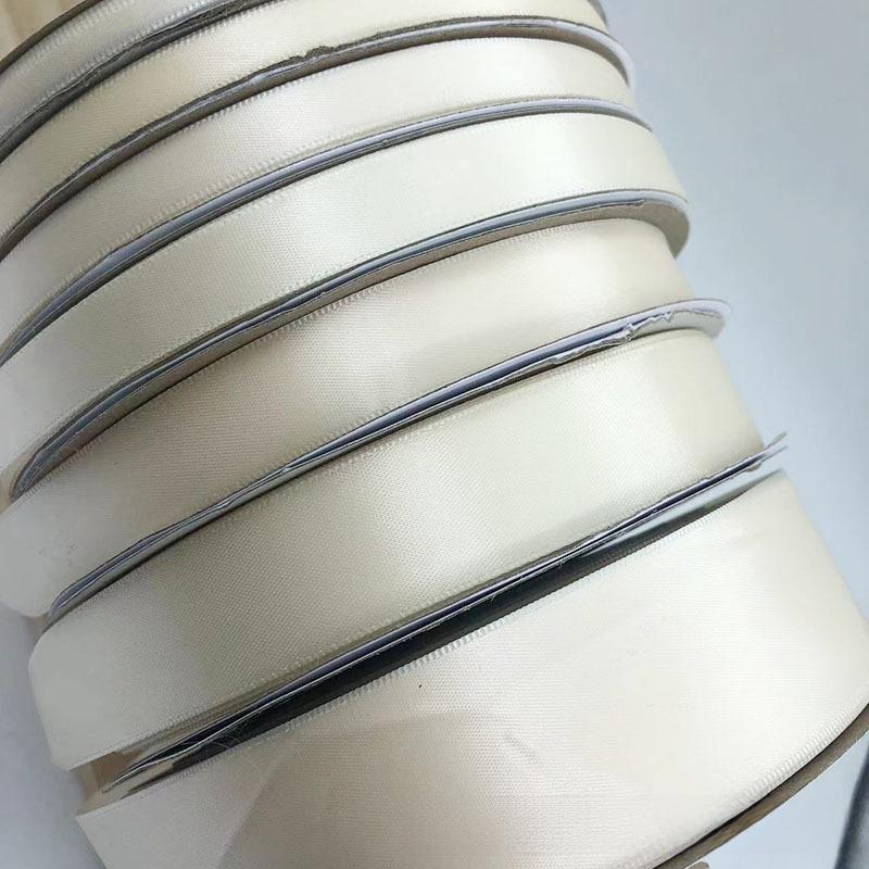 Milky White Polyester Ribbon for Gift Packaging (0.6-5cm)