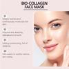 Collagen Mask Moisturizing Mask, Shrinking Pores, Delicate Skin, Facial Wrinkle Patch,20ml 4pcs/box,1pc,
