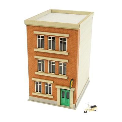 Sankei Nostalgic Diorama Series Building D Papercraft 1/150 MP03-93