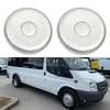 2PCS Plastic Wheel Centre Cap Trims for Ford Transit MK6 MK7 MK8 - Front&Rear Twin Wheel Decorative Covers