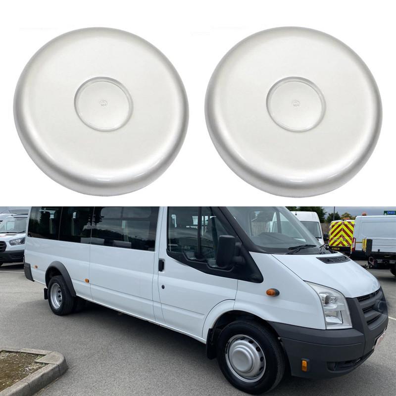 2 Pezzi Coprimozzo in Plastica per Ford Transit MK6 MK7 MK8 - Coperture Decorative per Ruote Gemellate Anteriori e Posteriori