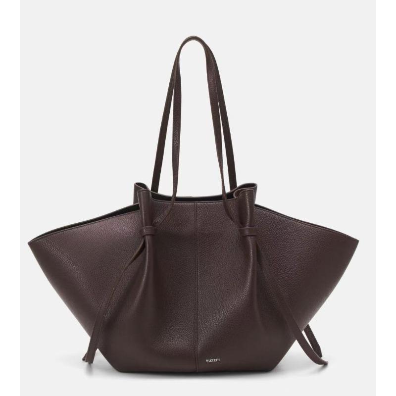 Wing bag leather underarm tote bag