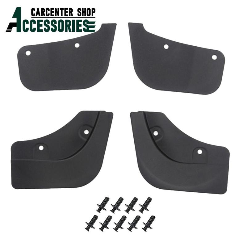 TPE Black Car Mud Flaps Suitable for Tesla Model Y - Car Mud Flaps
