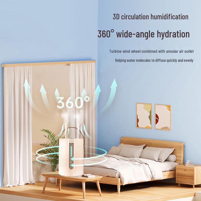 Dual Spray Humidifier with Night Light