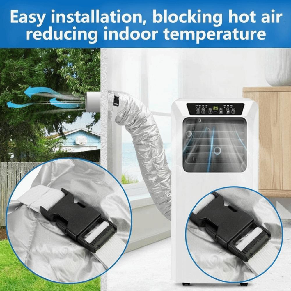 Insulated Insulated Hoses Duct Cover Reusable Air Conditioner Hose Cover Exhaust Vent