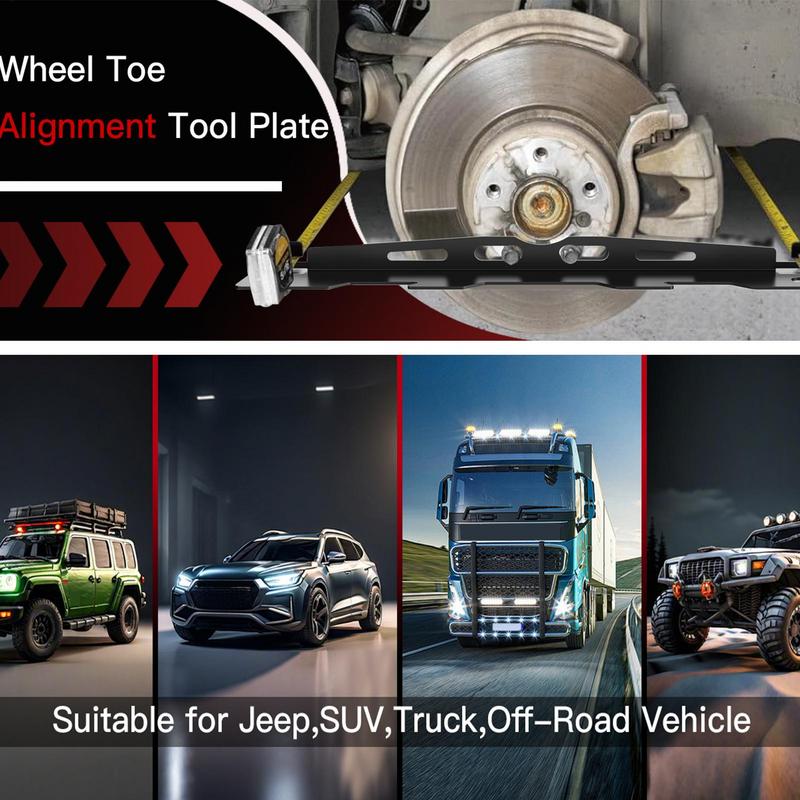 Car Tire Alignment Tool Home Use Tire Alignment Tool Plates Accurate Heavy Duty Wheel Measurements Supplies For Adults