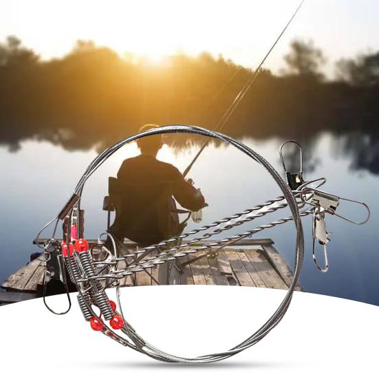 Fishing Rig Non-Deformed Strong Pull Sea Fishing Stainless Steel Fishing Tackle Accessories Wire