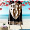 Custom Name St Pauli Print Beach Towel, Large Soft Quick Dry Towel for Beach Camping Swimming
