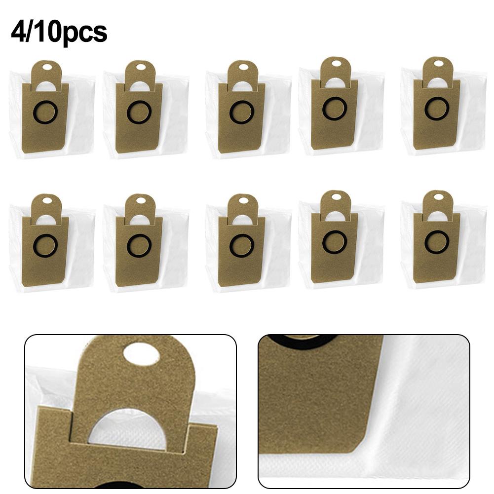 Replacement Dust Bags Accessories for Aonus i8 Robot Vacuum Cleaner Spare Parts 4/10 Pieces Designed for Quick Tank Emptying