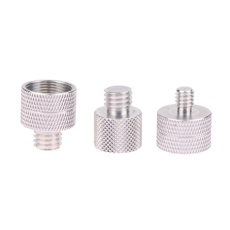 3/8" To 1/4" Male To Female Thread Screw Mount Adapter Tripod Plate Screw Capacitor Mic Shockproof Frame Screws