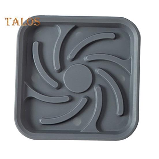 

5 шт. поддон для растений многоразовый цветочный горшок поддон для тяжелых условий эксплуатации поддон для цветочного горшка квадратный поддон для растений в помещении и на открытом воздухе M серый