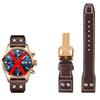 21mm 22mm Genuine Leather Watch Band For Iwc Big Pilot Flamethrower Little Prince Mark 18 Strap Willow Nail Bracelet Blue Black