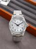 Business quartz watch with Arabic numeral scale date display texture bezel design suitable for both business and leisure