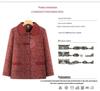 Stylish Spring Embroidered Lapel Jacket for Middle-Aged and Elderly Women